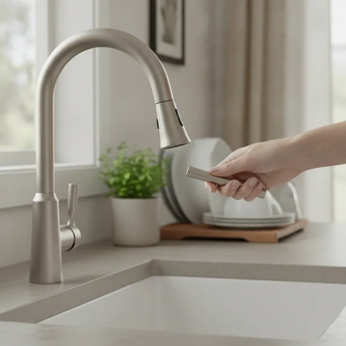 Faucet with no water running